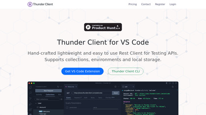 Thunder Client screenshot