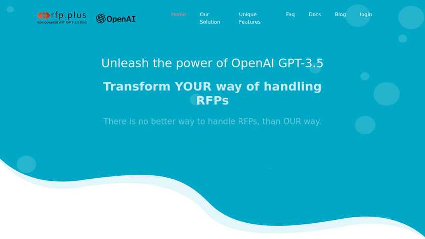 RFP PLUS Landing Page