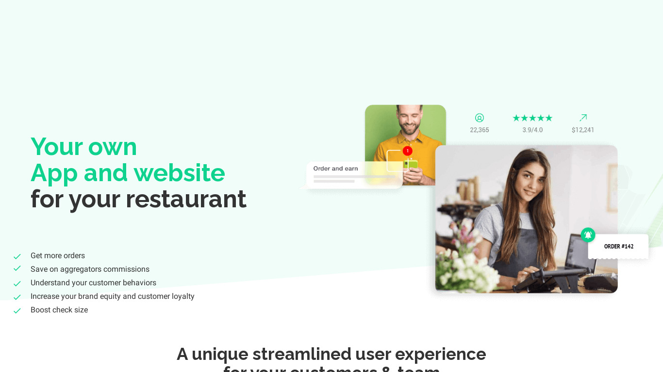weevi Landing page