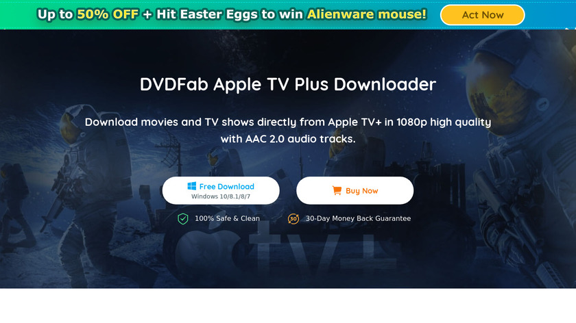 DVDFab Apple TV Plus Downloader Landing Page
