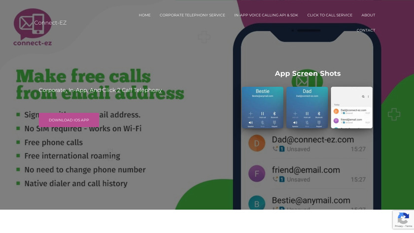 Connect-EZ Landing Page
