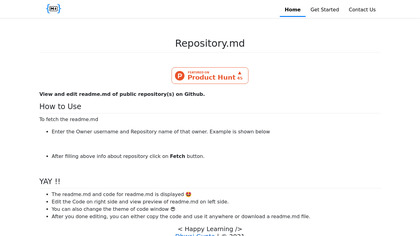 Repository.md screenshot