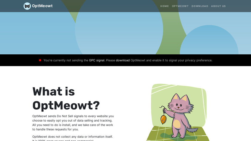 privacytechlab.org OptMeowt Landing Page