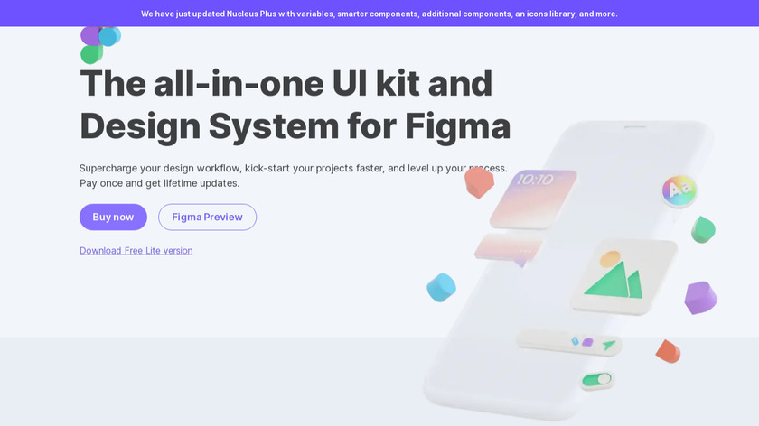 Nucleus UI Landing Page