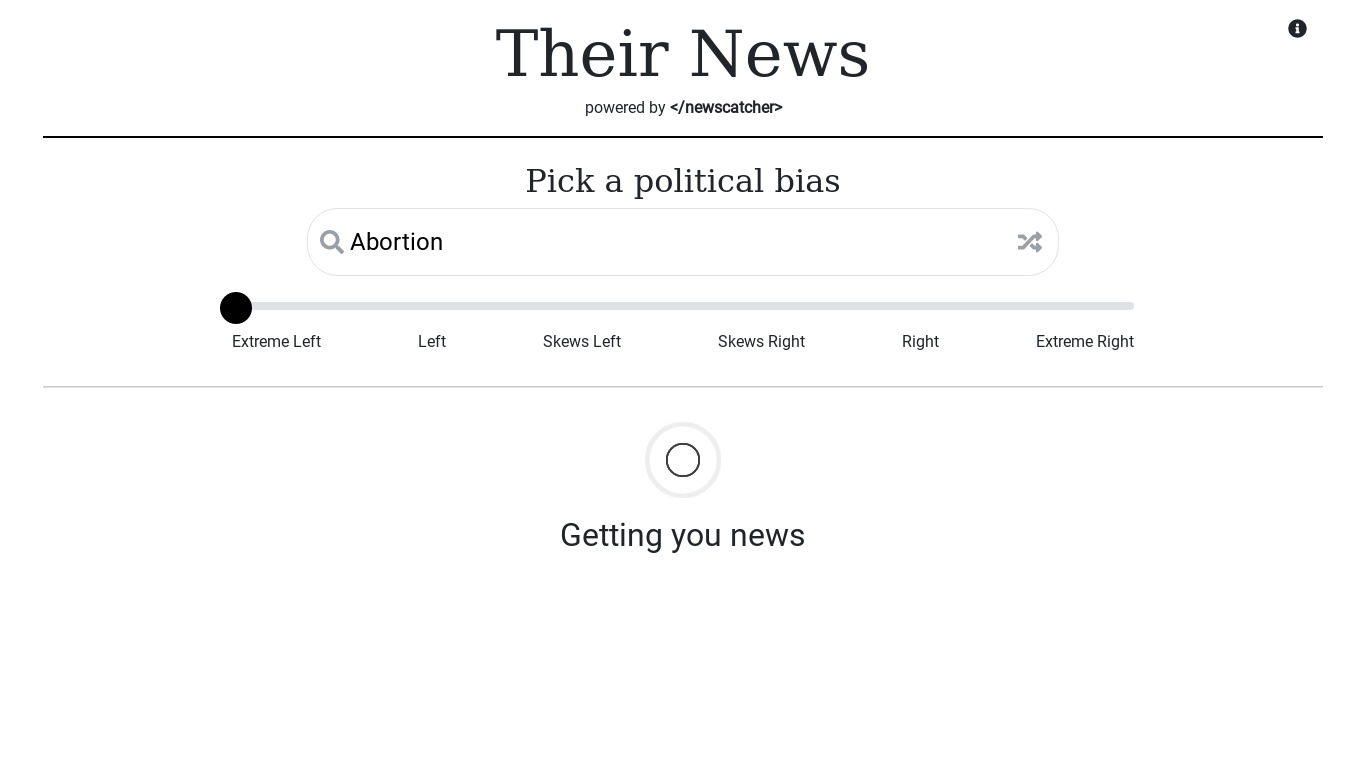 Their News Landing page