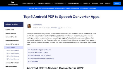 PDF Conversion Tool for Android image