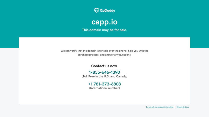 Cappio Landing Page