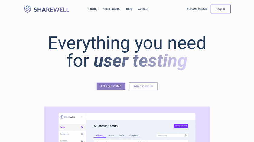Sharewell.eu Landing Page