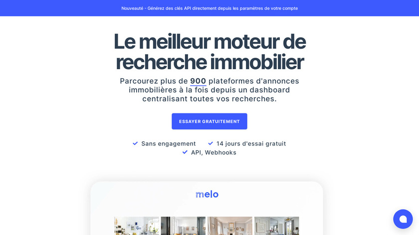 Melo Landing Page