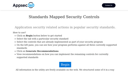 AppSec360 screenshot
