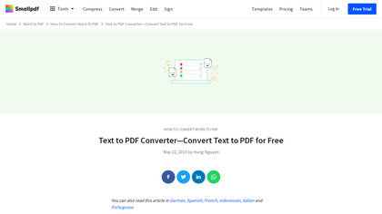 TXT to PDF Converter image