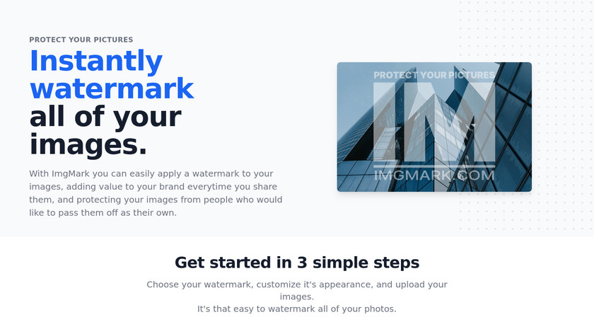 Imgmark Landing Page