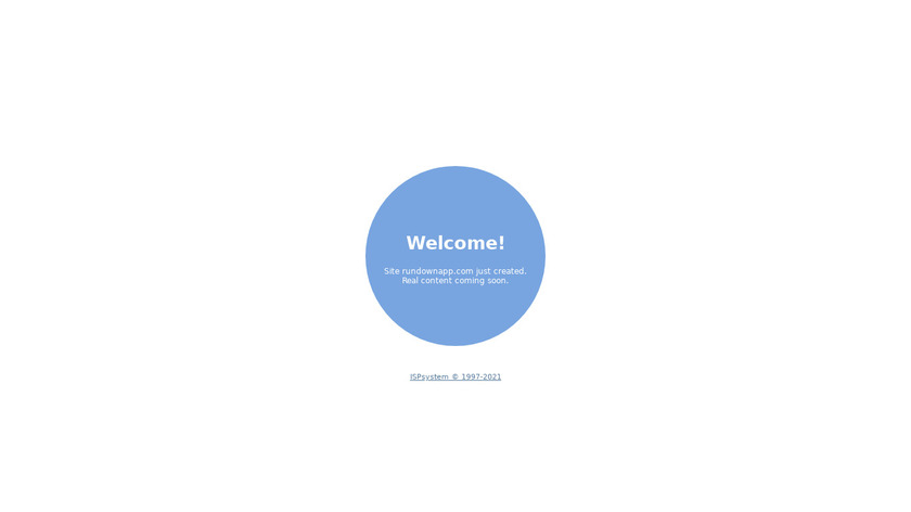 Rundown Landing Page