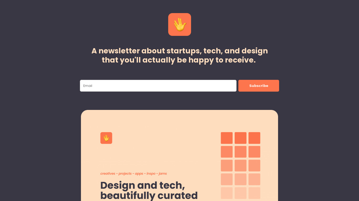 3by5 Club Landing page