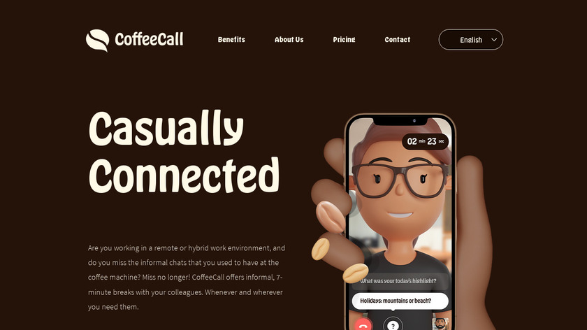CoffeeCall Landing Page