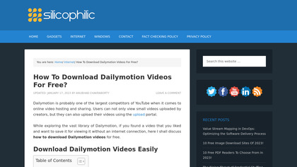 Download Dailymotion Videos image