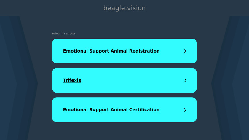 Beagle Visual Search Landing Page