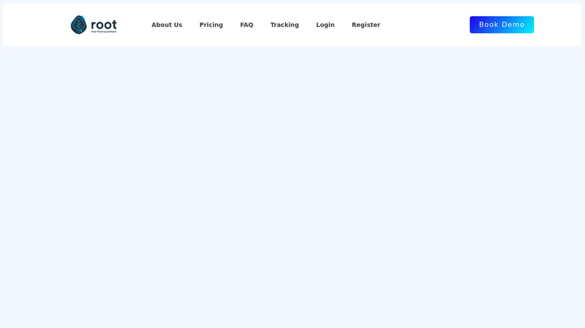 Root Planner Landing Page