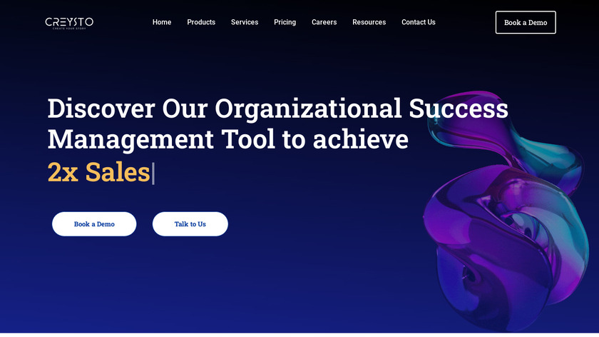 Creysto Landing Page