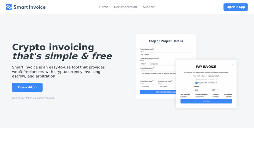 Smart Invoice Landing Page