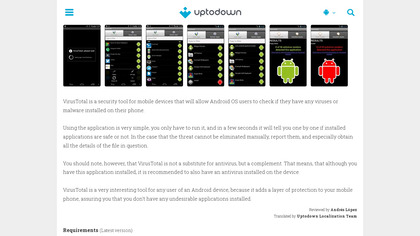 VirusTotal Uploader for Android image