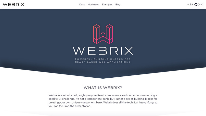 Webrix.js Landing Page