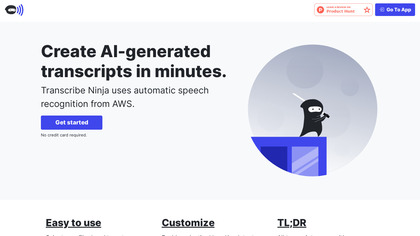 Transcribe Ninja image