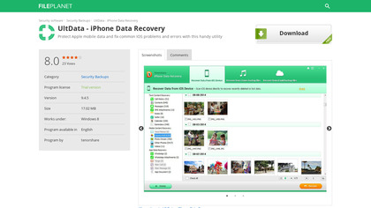 Ultdata iPhone Data Recovery image