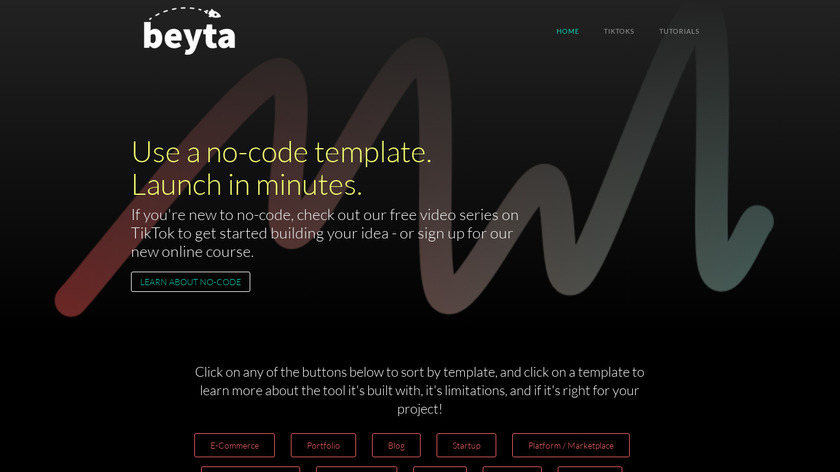 Beyta Landing Page