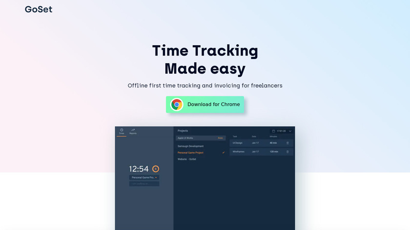 Goset Landing Page