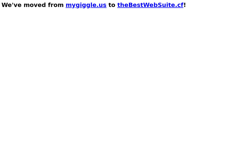 Giggle Suite Landing Page