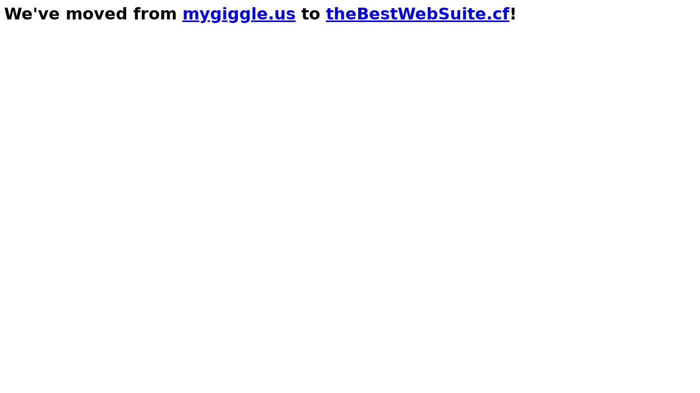 Giggle Suite Landing page