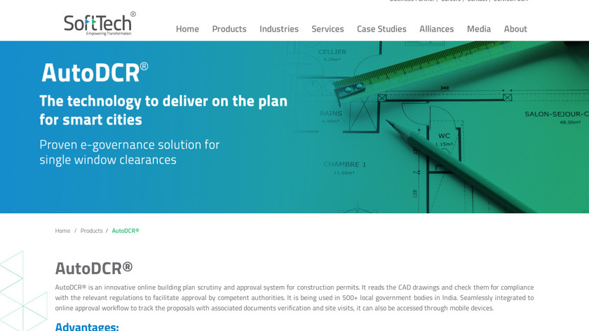 AutoDCR by SoftTech Landing Page