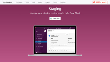Staging App image