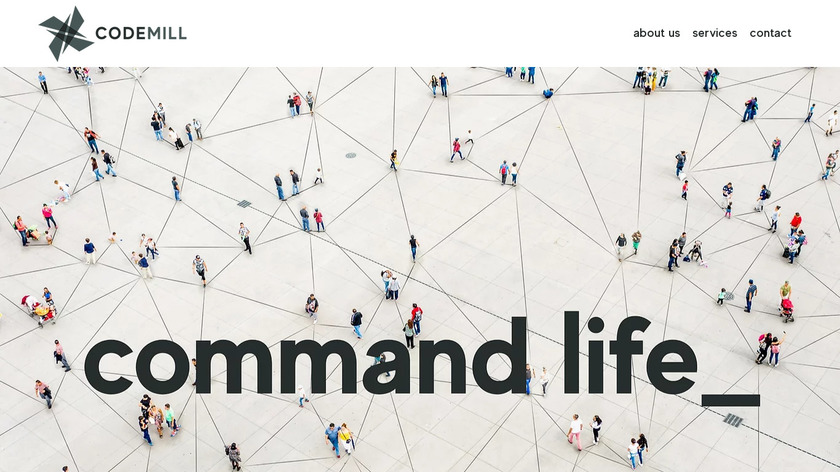 CodeMill.io Landing Page
