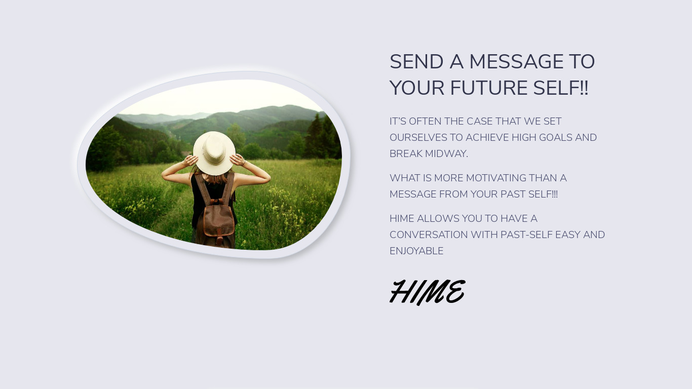 HIME Landing page