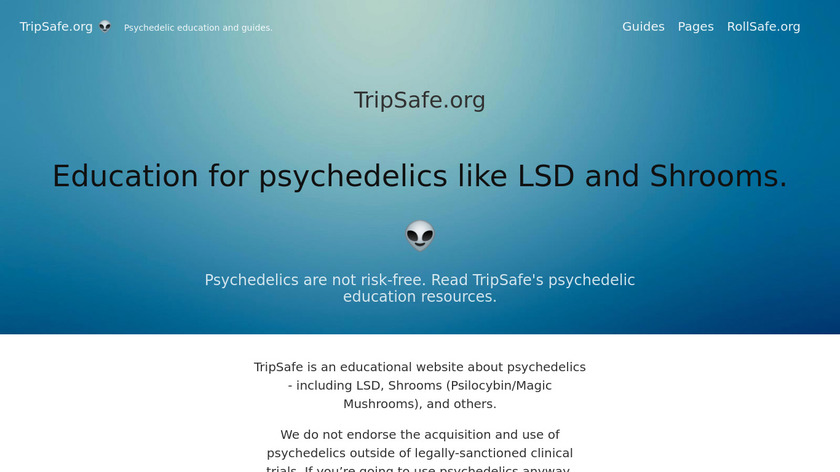 TripSafe Landing Page