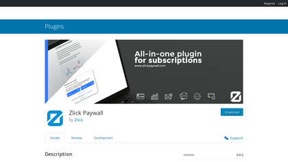 Zlick Paywall for Blogs image