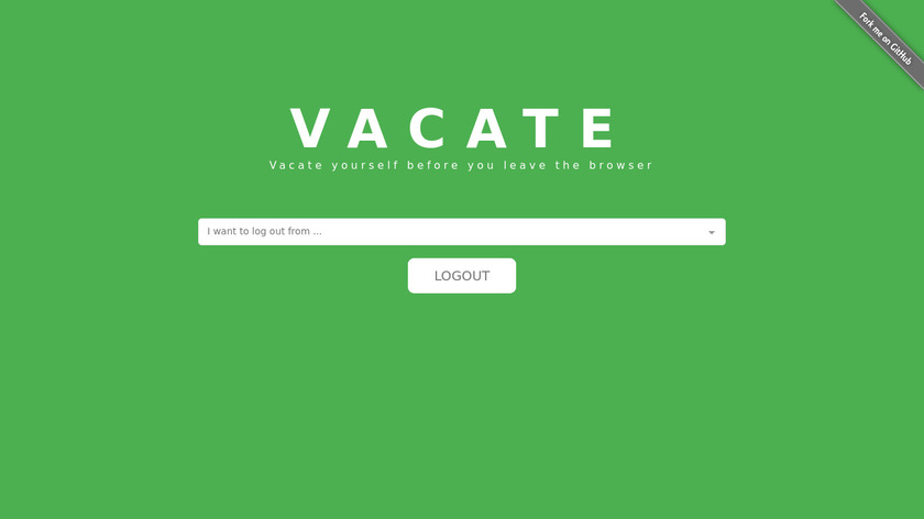 Vacate Landing Page
