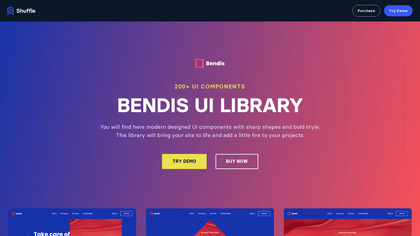 Bendis UI Library by Shuffle image