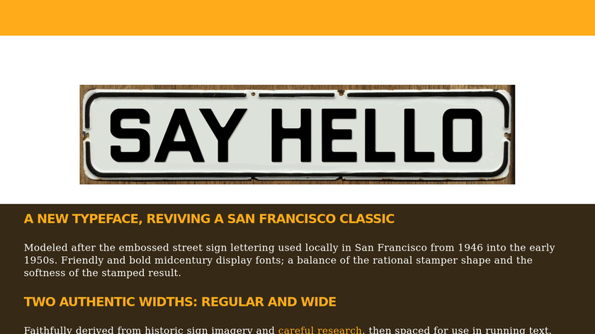 Fog City Gothic Landing Page