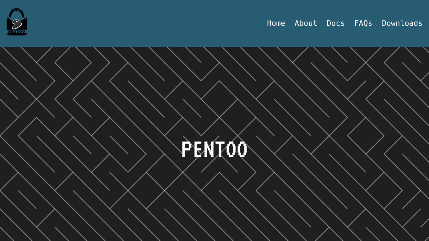 Pentoo Landing page