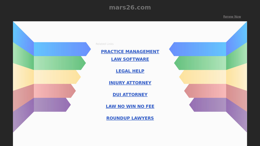 Mars26 Landing Page