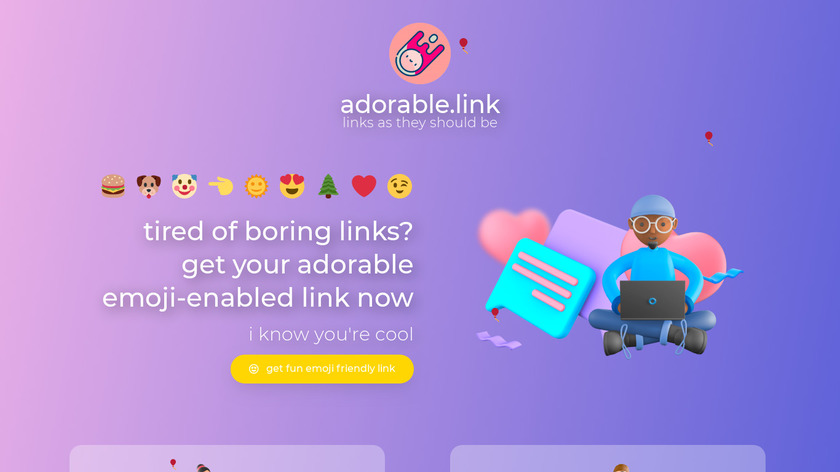 Adorable Link Landing Page