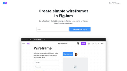Stratum Wireframe Kit for FigJam image