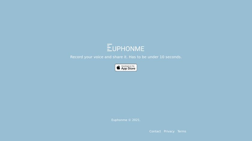 Euphonme Landing Page