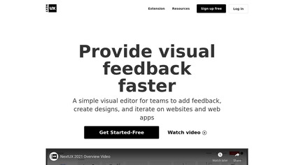 NextUX Visual Editor image