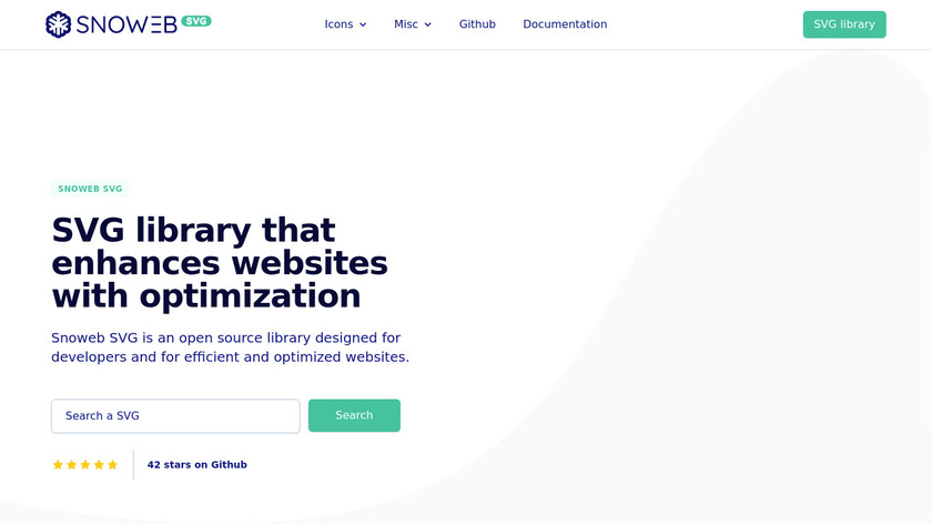 Snoweb SVG Landing Page