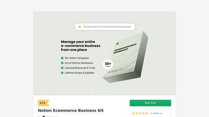 Notion Ecommerce Business Kit image