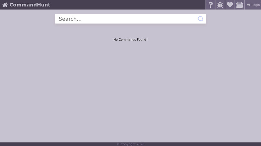 CommandHunt Landing Page